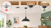 Peut-on installer une suspension sur un plafond en plaques de plâtre ?