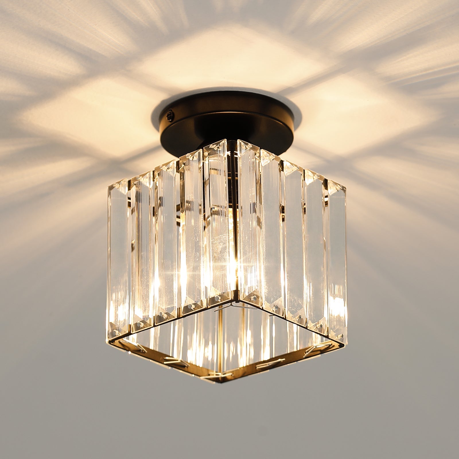 Illuminez Votre Espace avec Notre Mini Plafonnier en Cristal Moderne à ...