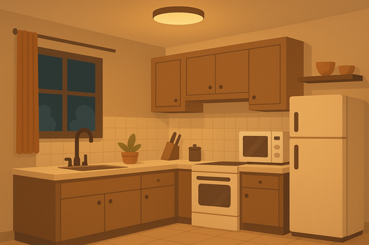 Installation du plafonnier de cuisine : adapter l’éclairage à la disposition de votre cuisine