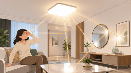 Lumière éblouissante sans LED visibles : causes et solutions