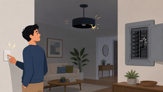 Luminaire qui fait disjoncter  causes, vérifications et solutions simples