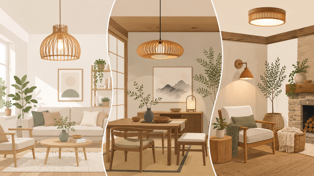 Quels styles de décoration conviennent aux luminaires en bois ?