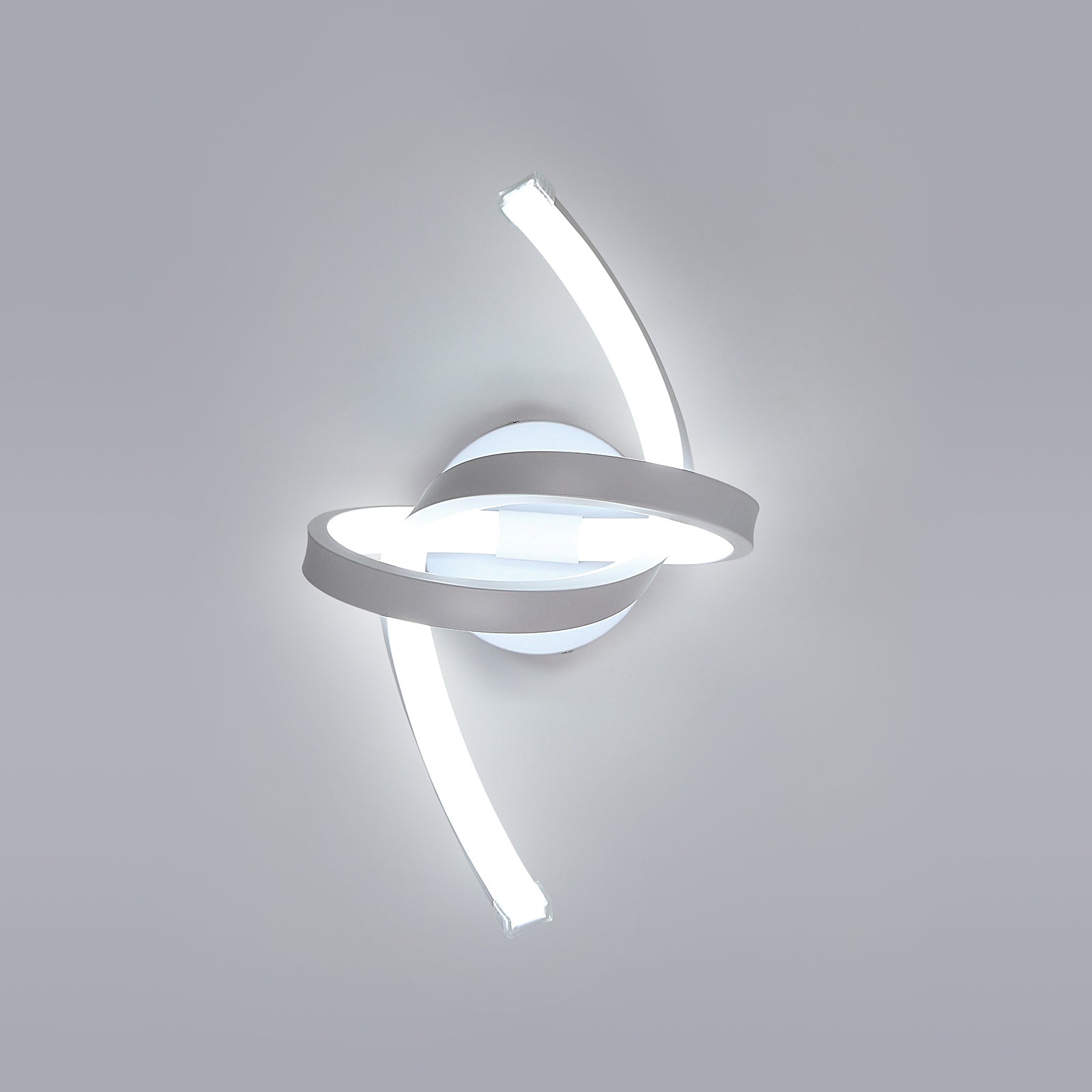 Applique Murale Interieur, 19W Appliques LED Design Courbe, Lampe Murale Moderne