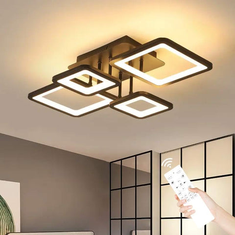 GOECO Luminaire Plafonnier, 24W Lampe de Plafond Ronde avec Effet GOECO Luminaire Plafonnier, 24W Lampe de Plafond Ronde avec Effet