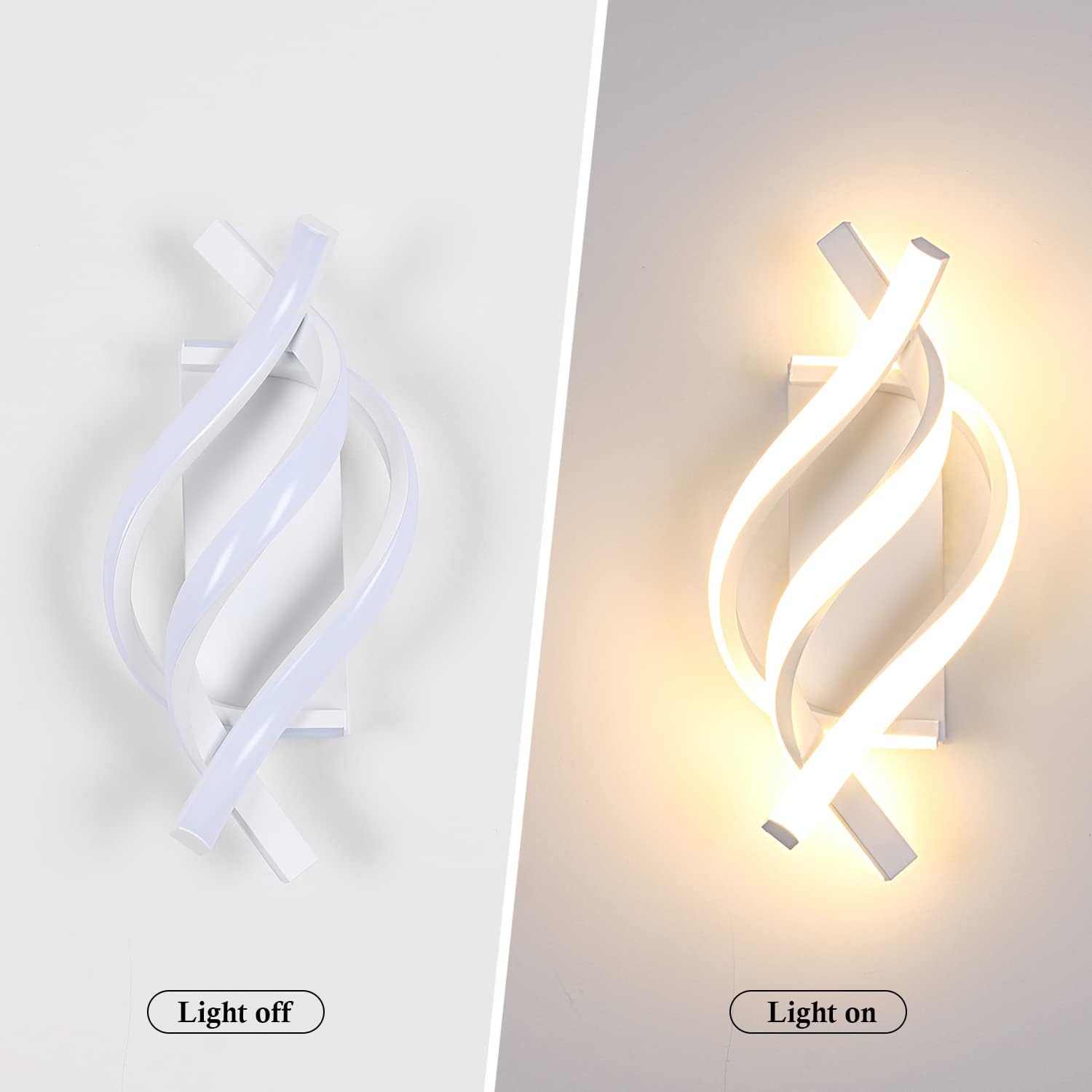 Diagramme de l'effet d'éclairage mural