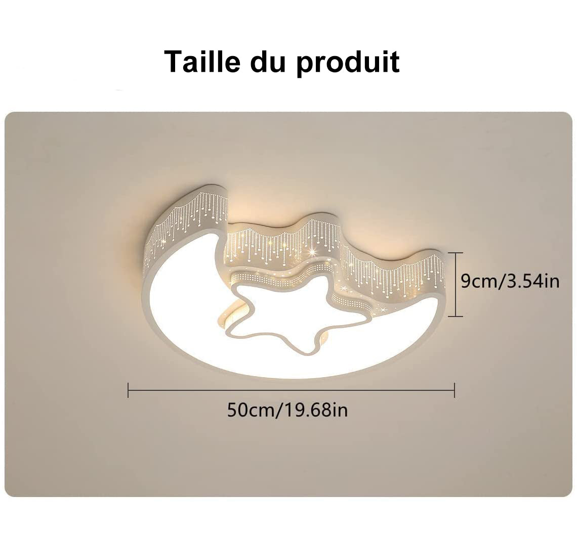 Tableau des tailles de plafonnier