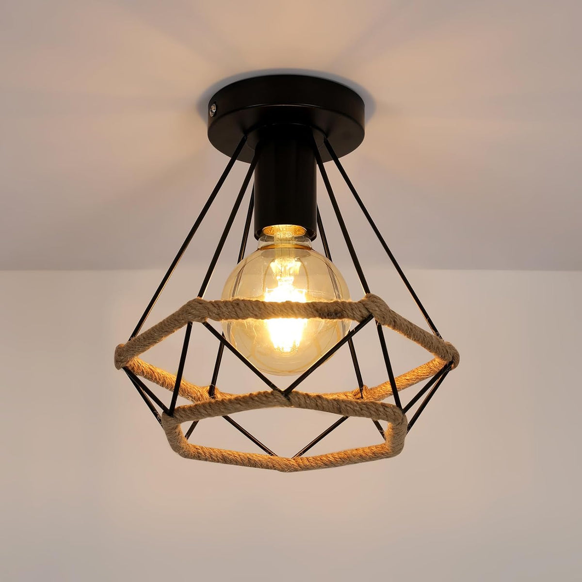 Plafonnier industrielle Retro Industriel bat-jour cSuspension Luminaire Lampe de Plafond