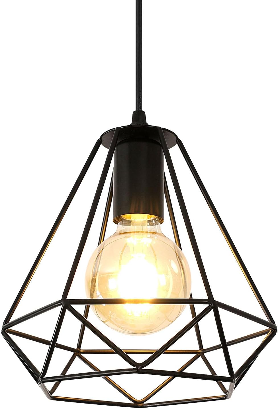 Suspension Luminaire, Lustre Cuisine Moderne Noir