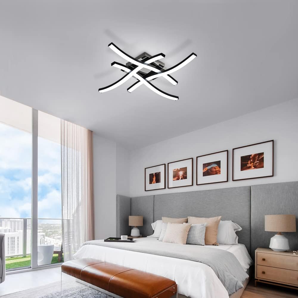 Plafonnier de Luxe - Or Chrome - Plafonnier - 50cm - Lampe Intelligente - LED - Avec Plafonnier de Luxe - Or Chrome - Plafonnier - 50cm - Lampe Intelligente - LED - Avec