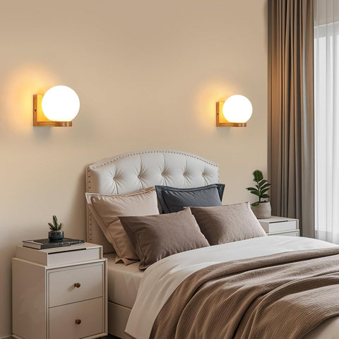 Applique Murale Bois & Verre – E27 Moderne