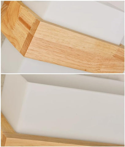 Applique Murale Intérieure Bois E27 avec Ampoule 12W Trois Couleurs