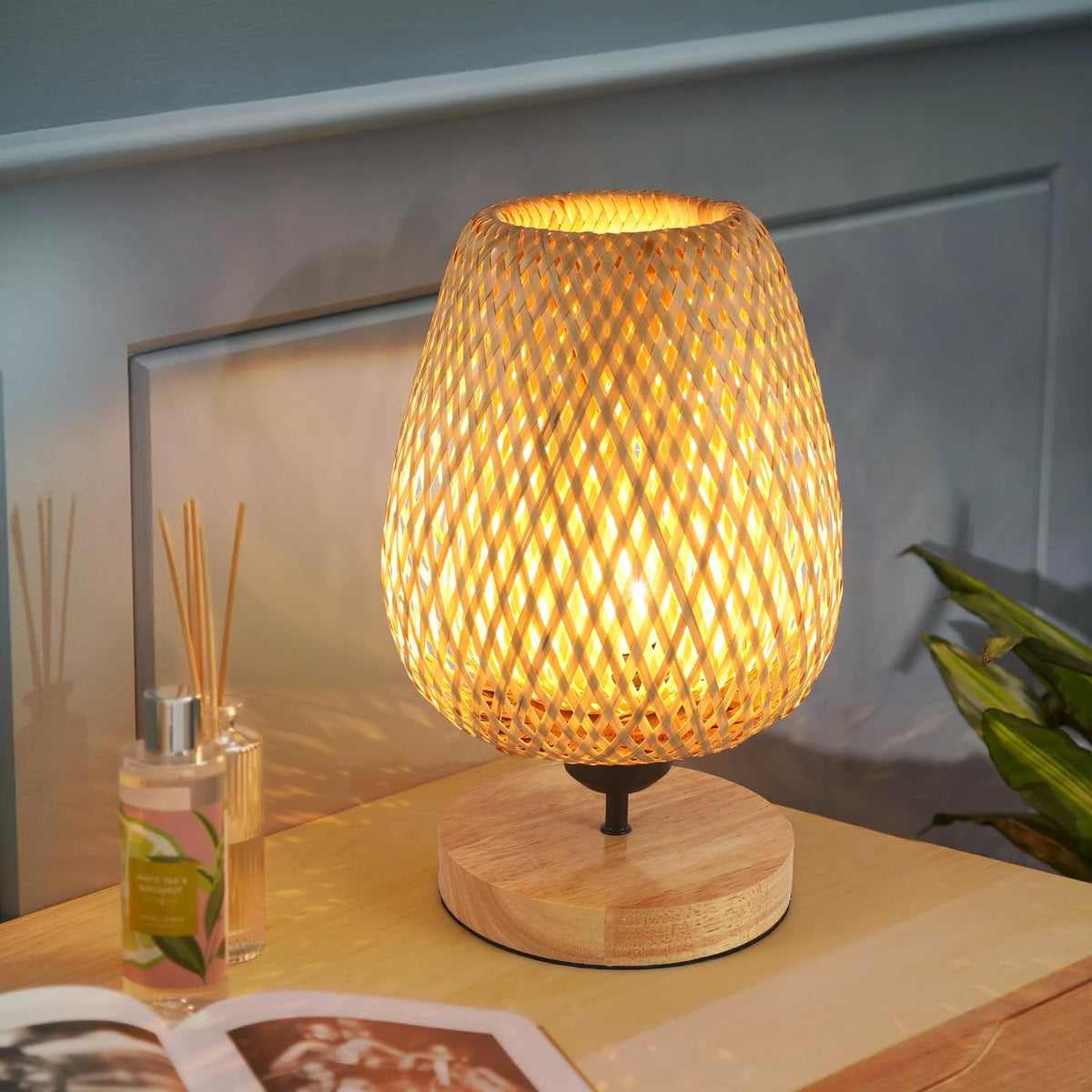 Lampe Bambou Naturelle – Lumière Zen