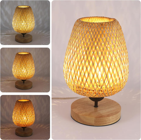 Lampe Bambou Naturelle – Lumière Zen