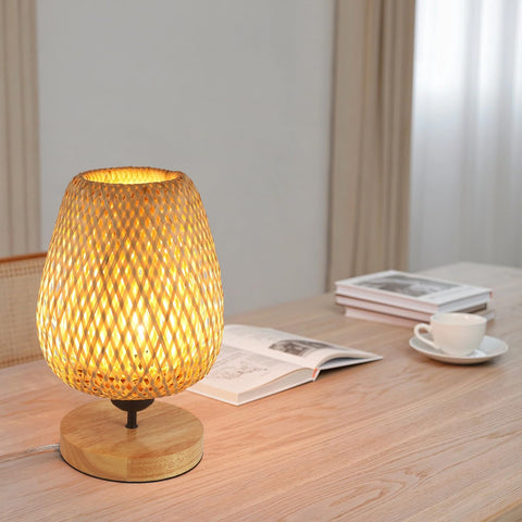 Lampe Bambou Naturelle – Lumière Zen