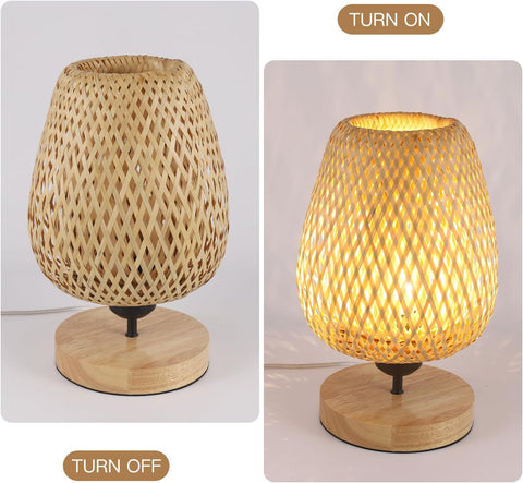 Lampe Bambou Naturelle – Lumière Zen