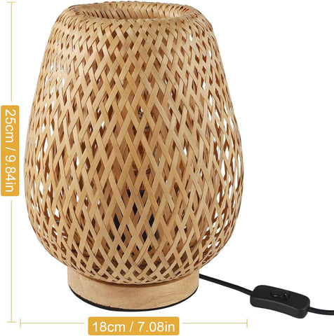 Lampe de Table en Bambou E27