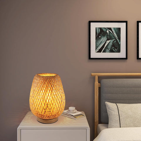 Lampe de Table en Bambou E27