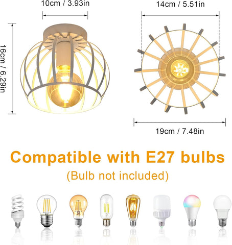 Plafonnier Industriel Vintage