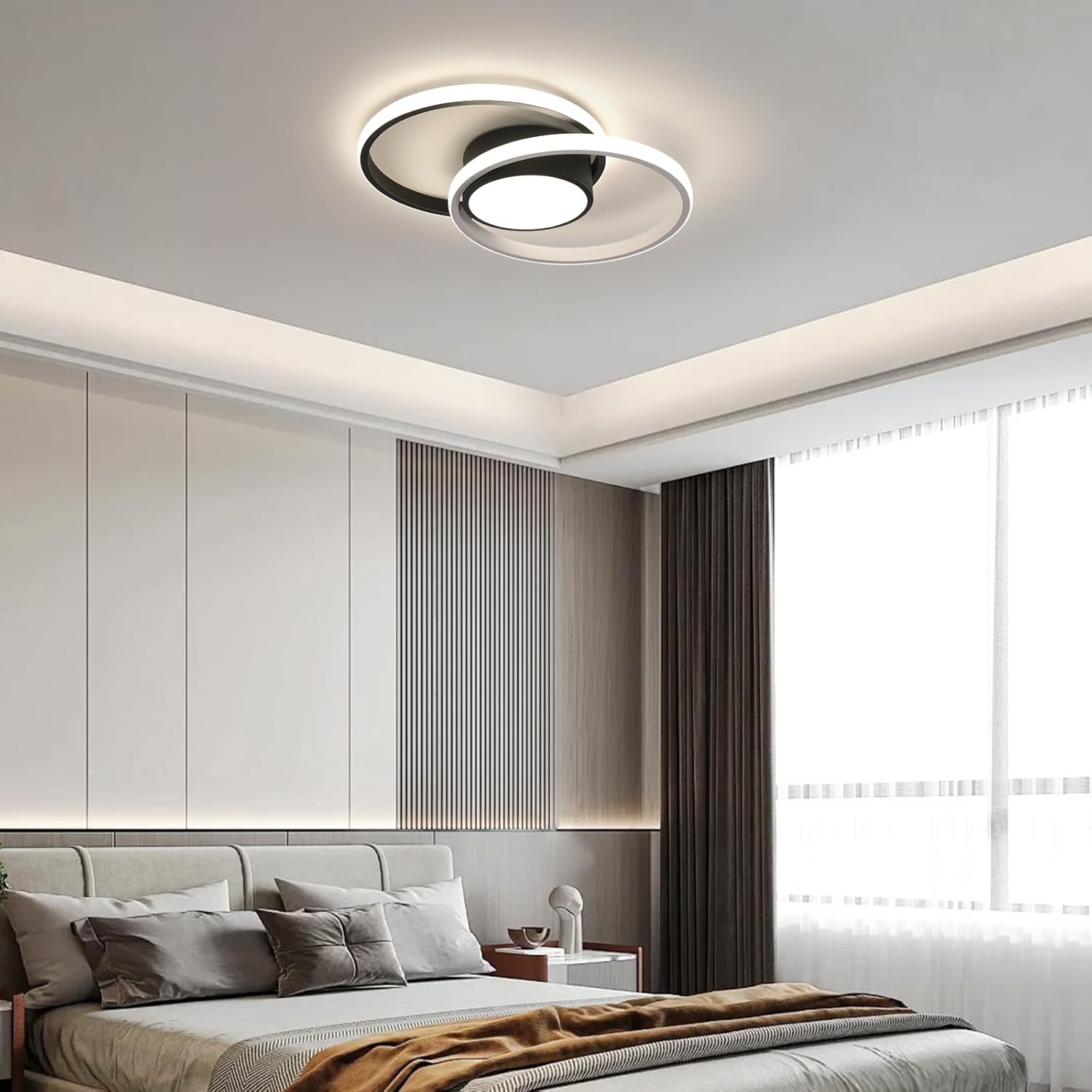 Plafonnier LED Moderne Rond 42W