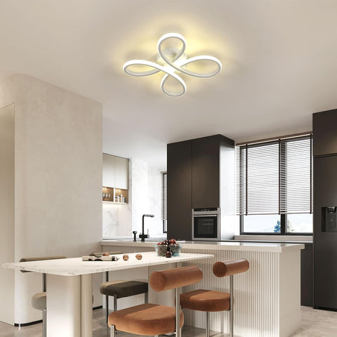 Plafonnier LED Moderne 30W Design Floral