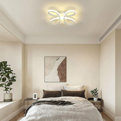 Plafonnier LED Moderne 30W Design Floral