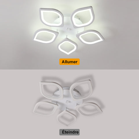 Diagramme d'effet d'éclairage au plafond