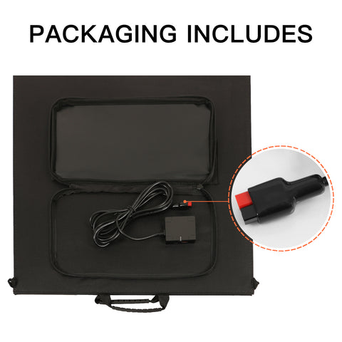 120W Panneau Solaire Pliable Modules Solaires Portable Monocristallin PD 45W Chargeur Étanche USB QC3.0 DC Générateur Solaire Extérieur pour Camping et Jardin