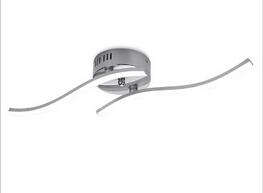 lumière LED parallèle,Bande de plafonnier moderne, lampe de conception de bande ondulée, plafonnier LED, pour chambre à coucher de salon, lumière blanche chaud , Plafonnier moderne bande