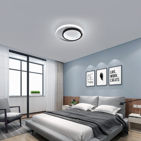 METEOR PLAFONNIER LED ROND 28W 40CM BLANC - 3000K - PLAFONNIER OU METEOR PLAFONNIER LED ROND 28W 40CM BLANC - 3000K - PLAFONNIER OU