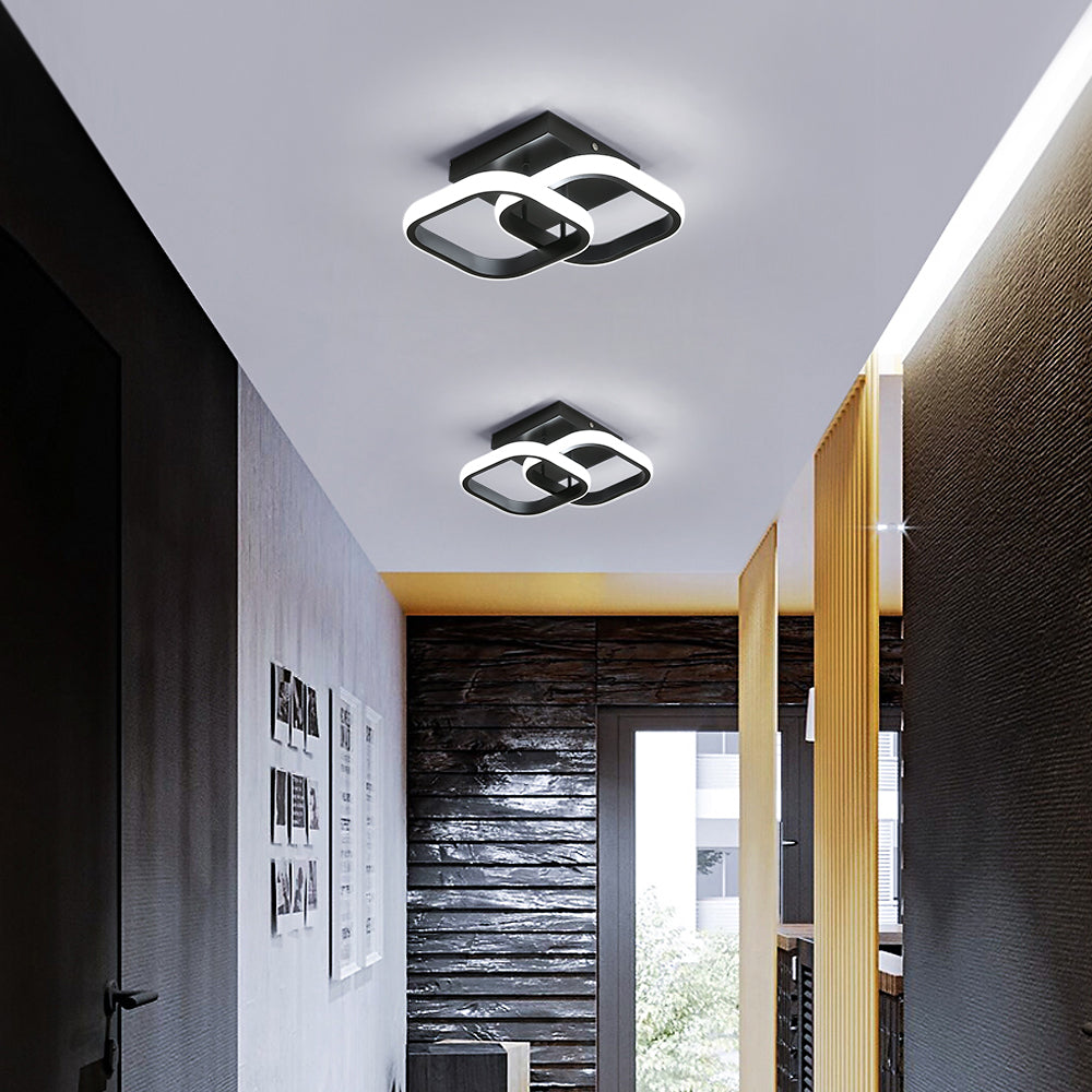 Plafonnier LED Moderne, Lampe de plafond en Acrylique 22W