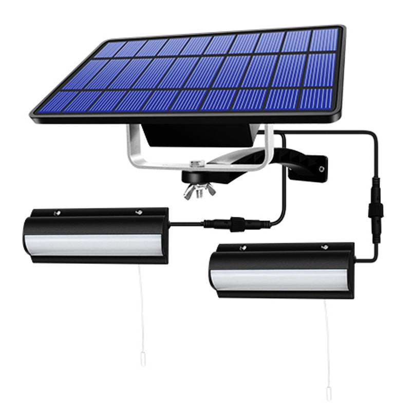 Sensor de movimiento de lámpara solar al aire libre, luz de pared solar impermeable IP65 con control remoto