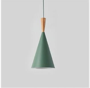 Moderne hanglamp smeedijzeren macaron keuken restaurant creatieve hanglamp Inclusief geen lampen (groen)