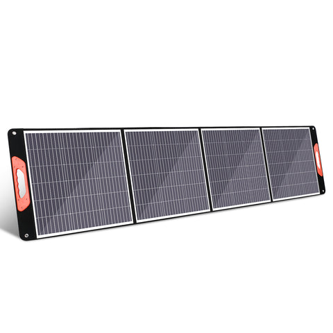 200W Kit Panneau solaire pliable portable monocristallin avec 1 ports USB Pour Plein air