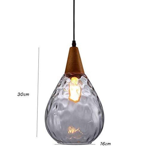 Moderne Lustres Suspension Luminaire, Lustre Rétro Réglable en Hauteur E27, Forme De Goutte, Abat-Jour en Verre, Plafonnier De