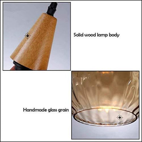 Moderne Lustres Suspension Luminaire, Lustre Rétro Réglable en Hauteur E27, Forme De Goutte, Abat-Jour en Verre, Plafonnier De
