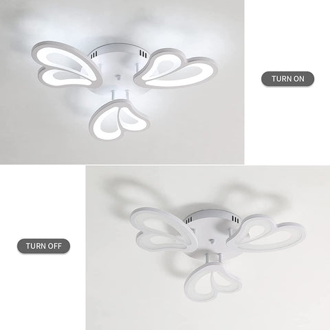Plafonnier LED 45W, Lampe de plafond LED 4050LM 6500K pour Salle de bain Cuisine Salon Chambre Balcon Garage