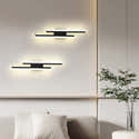 Applique Murale LED Longue 100 Cm, 45W, Dimmable Avec Télécommande Et APP - Noir, 3000-6500K, Pour Salon, Chambre, Couloir - 9