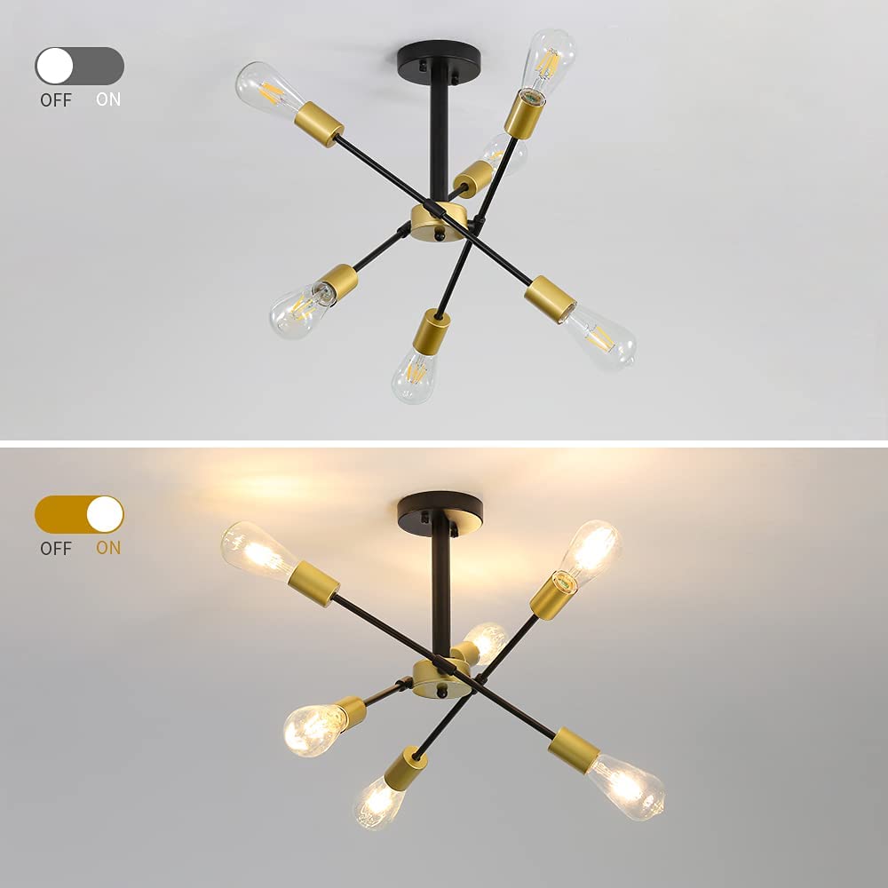 Diagramme de l'effet lumineux du lustre