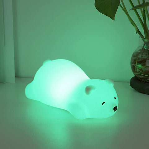 Veilleuse Bébé Veilleuse Enfant, Veilleuse Enfant Veilleuse Bébé Rechargeable USB,Veilleuse Bébé LED Portable Silicone Fille Garcon Lampe de Chevet Cadeau Bebe Fille