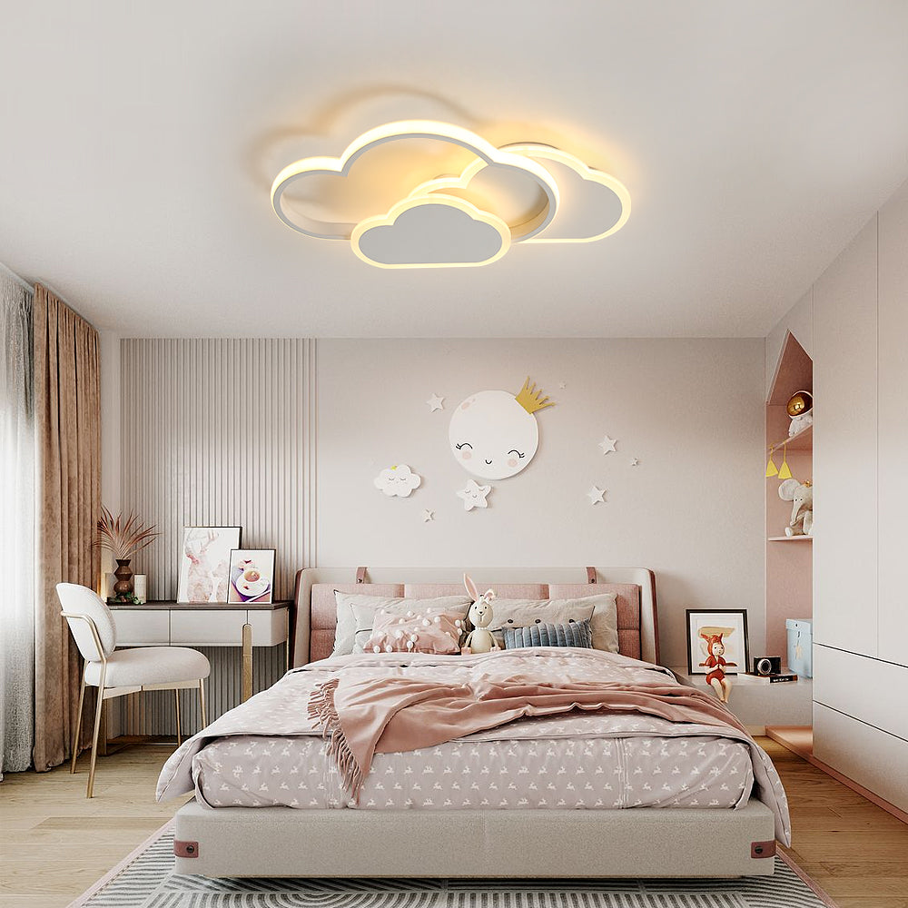 Lumières de plafond LED chambre d'enfant lampe dimmable créatif