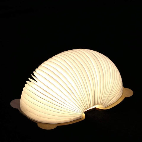 Lampe pliable en forme de livre - Lampe de nuit pour enfant - Lampe portable en papier - 7 couleurs - Chargement USB