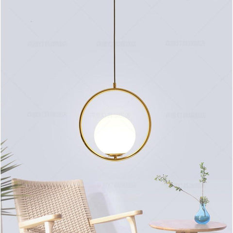 Suspension Moderne Sphérique Lustre E27 Base