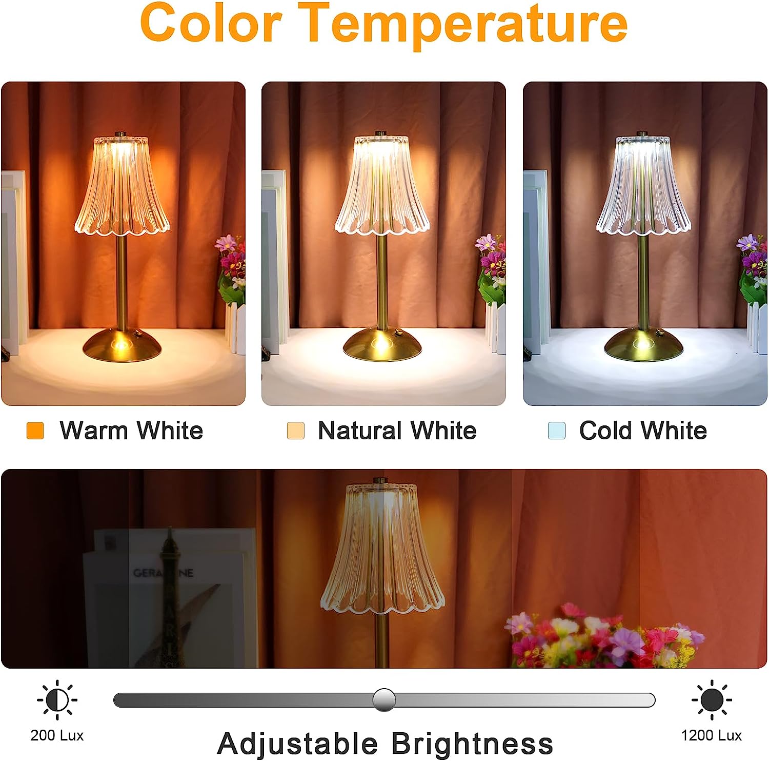 Diagramme de l'effet lumineux de la lampe