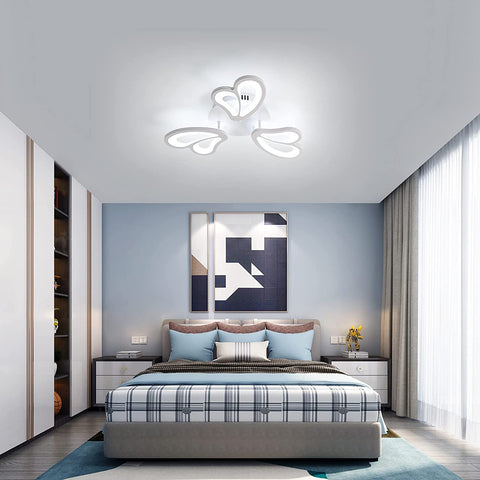 Plafonnier LED 45W, Lampe de plafond LED 4050LM 6500K pour Salle de bain Cuisine Salon Chambre Balcon Garage