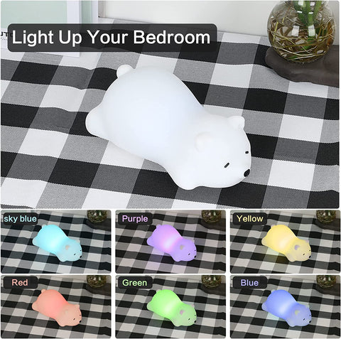 Veilleuse Bébé Veilleuse Enfant, Veilleuse Enfant Veilleuse Bébé Rechargeable USB,Veilleuse Bébé LED Portable Silicone Fille Garcon Lampe de Chevet Cadeau Bebe Fille