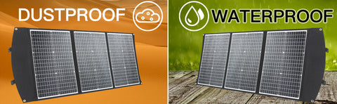 Panneau Solaire Pliable Imperméable, observateur et Efficace, Cellules Solaires pour Camping en Plein Air, Chargeur de Sac, 100W