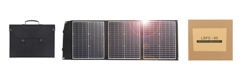 Panneau Solaire Pliable Imperméable, observateur et Efficace, Cellules Solaires pour Camping en Plein Air, Chargeur de Sac, 60W