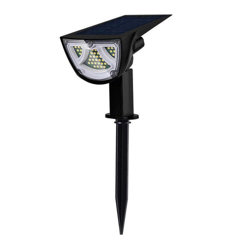 Lampe de jardin solaire avec détecteur de mouvement, lampes solaires pour l'extérieur, applique murale extérieure étanche IP65, 43LED lumière solaire très lumineuse 650lm, lot de 2