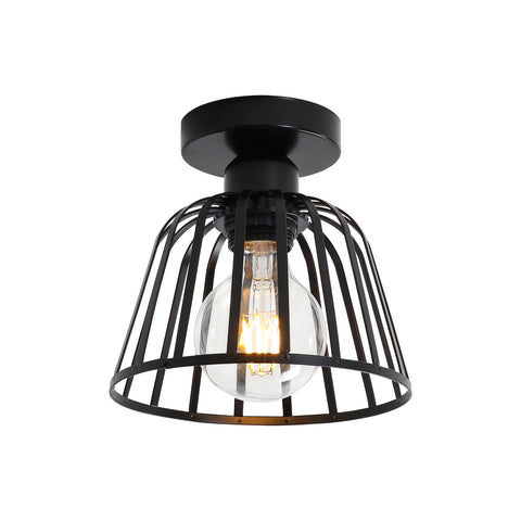 Plafonnier Industrielle Retro en Métal, Plafonnier Vintage, E27 éclairage plafond, pour Couloir, Salon, Chambre, Café, Restaurant, Salle (l'ampoule non incluse)