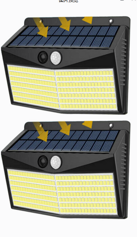 Goeco Lampes Solaires Extérieures (Lot de 2) [Classe énergétique A+]